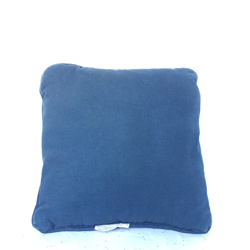 Harry Potter Wizard Wand Vintage Square Throw Pillow 12 x 12 Needlepoint design.